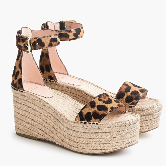 j crew leopard espadrilles
